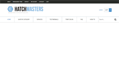Desktop Screenshot of hatchmasters.com